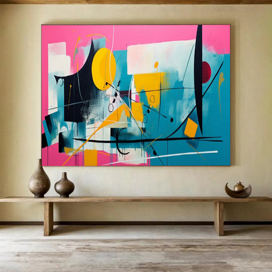 Graceful Abstract Canvas for Bedroom & Living Room LargeART1718