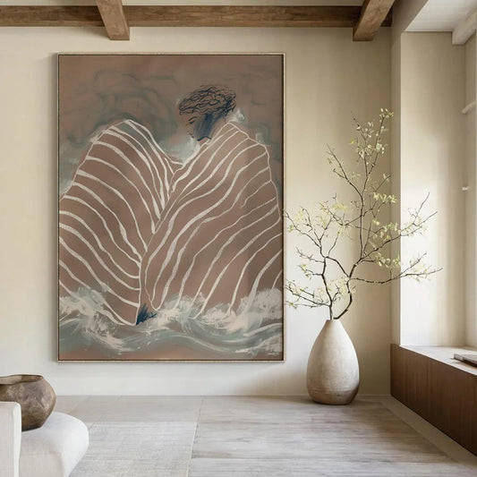 Luminous & Glowing Abstract Canvas Art for Living Room & Entryway LargeART2029