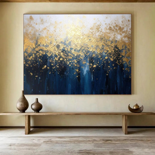 Dramatic Oversized Abstract Canvas for Living Room & Dining Room LargeART1639