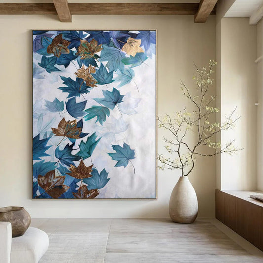 Pastel Textured Abstract Wall Art for Bedroom & Nursery LargeART2078