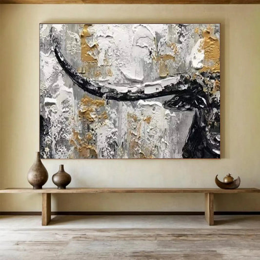 “Artistic Impulses” Massive Abstract Art for Living Room & Dining Room DKH336
