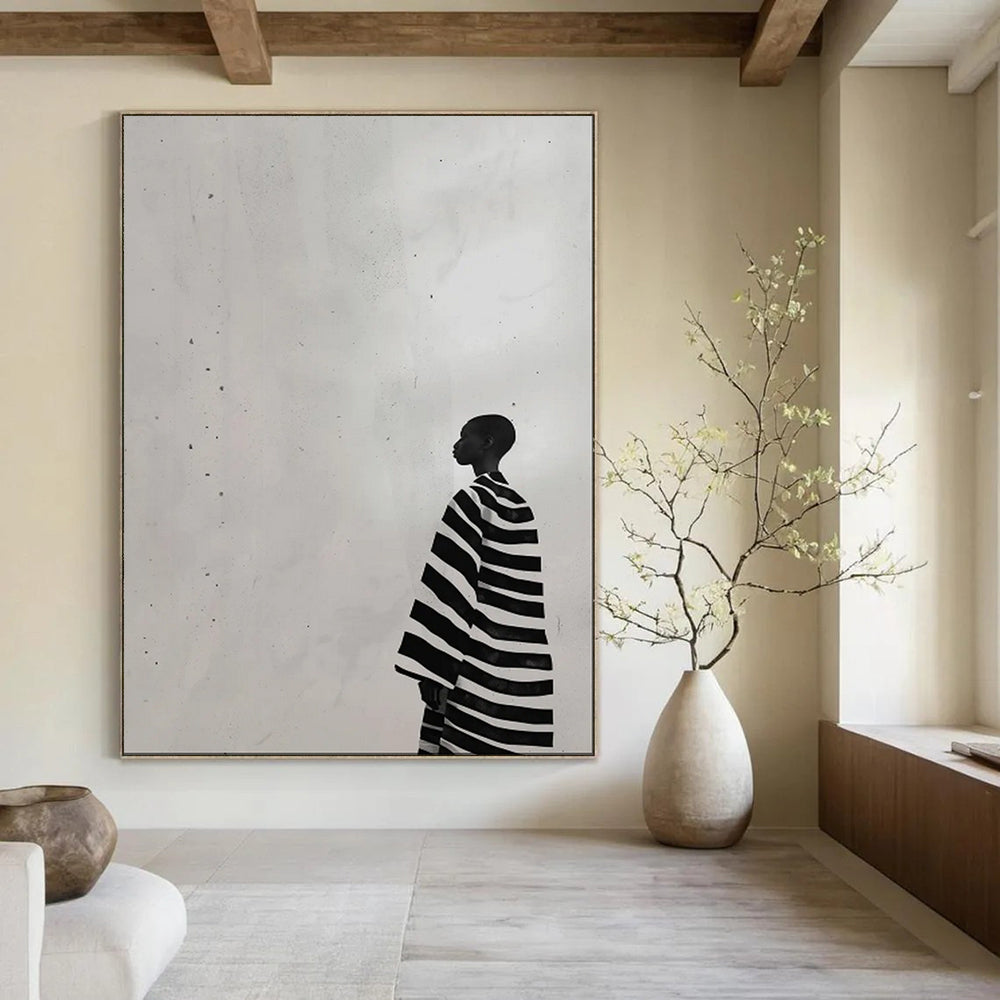 Mysterious & Enigmatic Abstract Canvas Art for Bedroom & Hotel LargeART2040