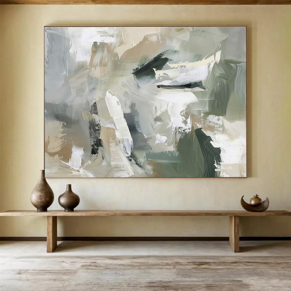 “Innovative Impulses” Vast Abstract Painting for Office & Bar DKH240