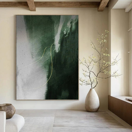 Enormous Hand - Painted Textured Abstract Painting for Music Room & Auditorium DKH1209