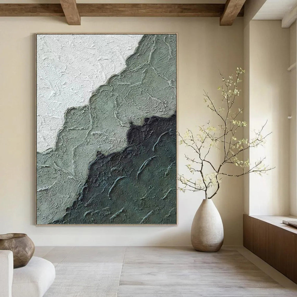 Colossal Hand - Painted Textured Abstract Canvas for Ballroom & Event Hall DKH1212