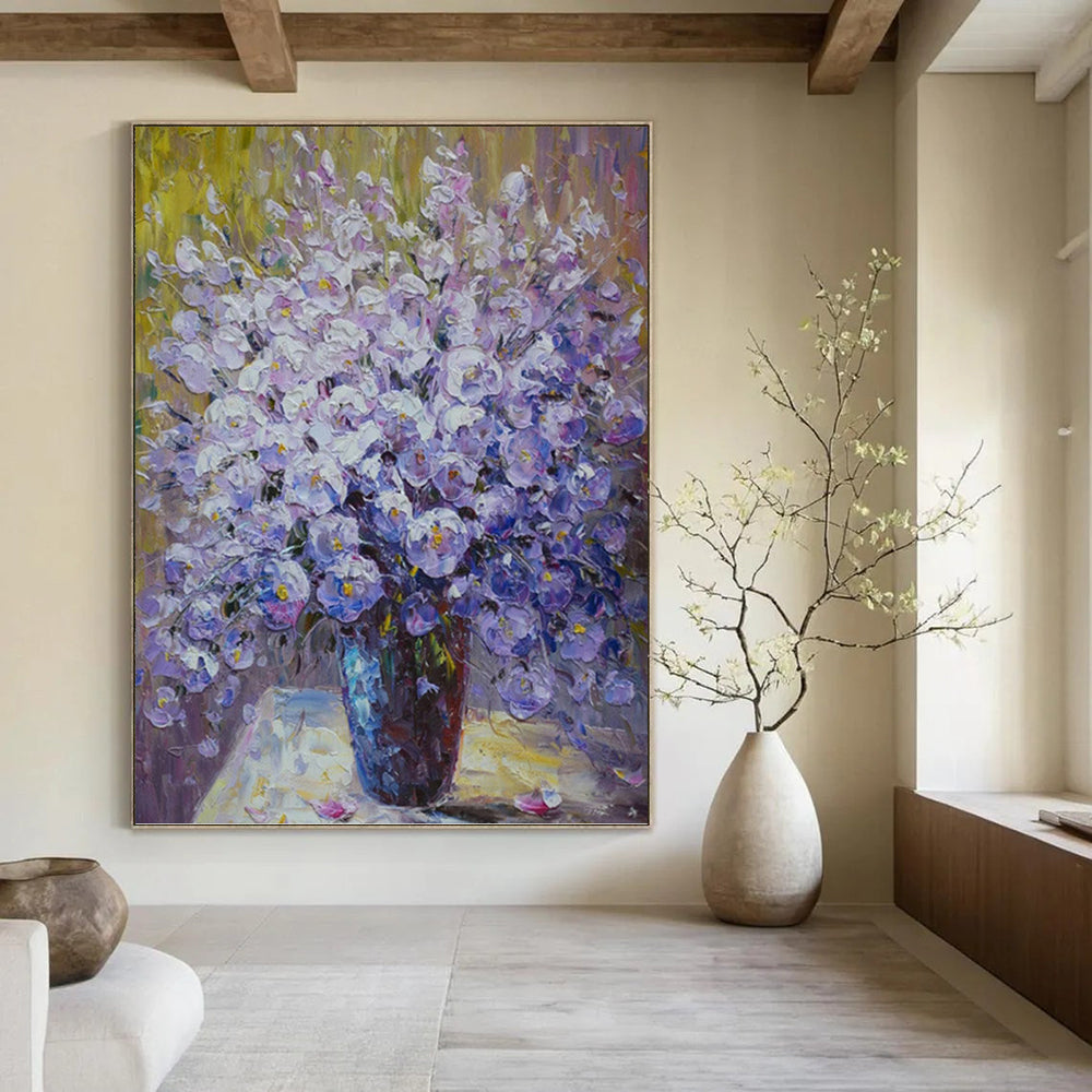 Alluring Hand - Painted Textured Abstract for Hallway & Bedroom DKH1346