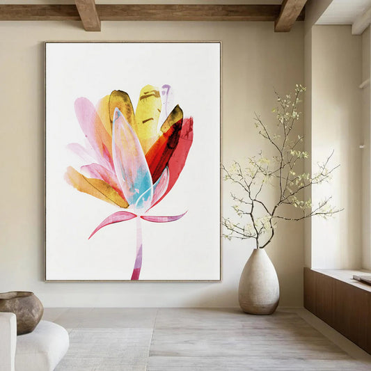 Large Custom Hand-Painted Abstract Paintings: Textures for a Luxurious Feel DTP215