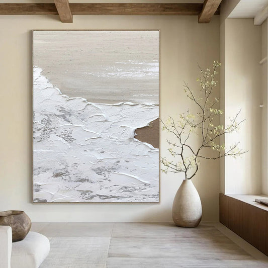 Large Custom Abstract Artworks with Textured Styles for Hotel & Entryway DTP374