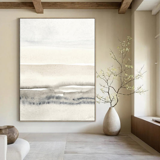 Mysterious Textured Abstract Wall Art for Bedroom & Study LargeART2055