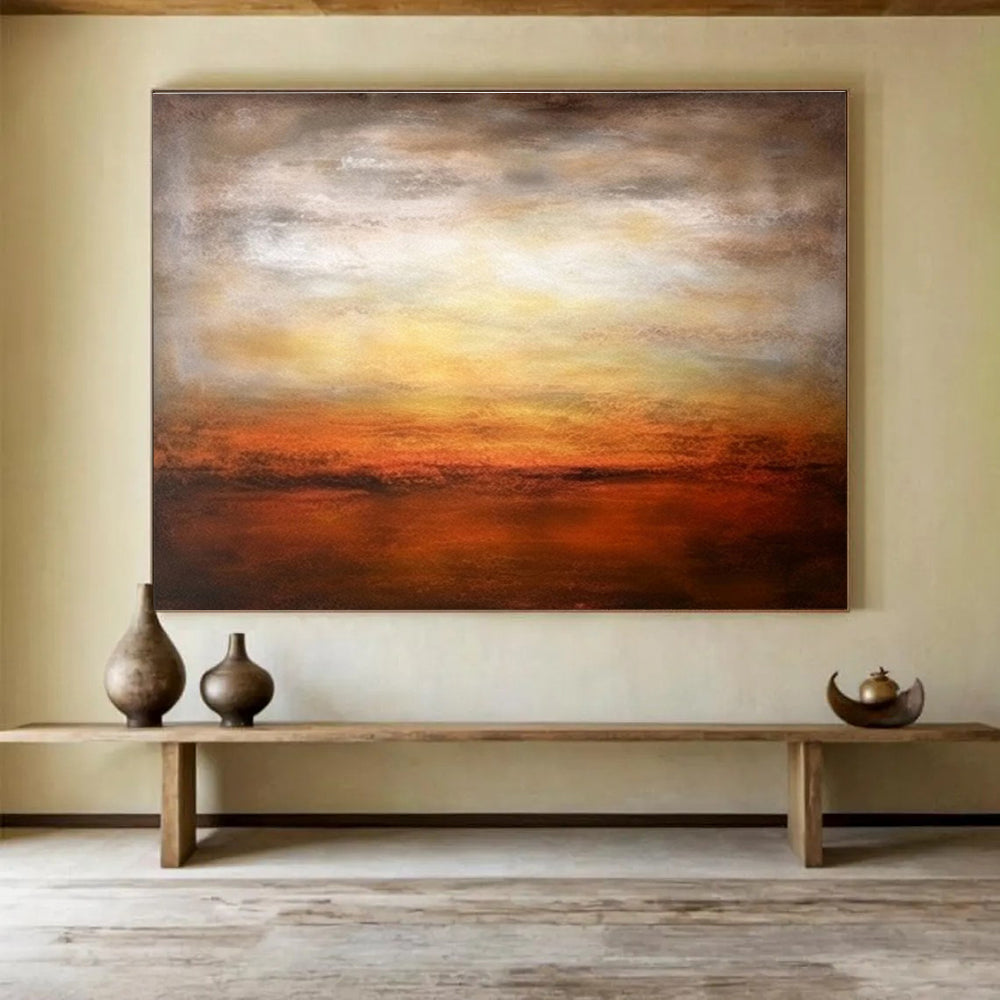 “Mystic Vortex” Vast Abstract Canvas for Bedroom & Office DKH343