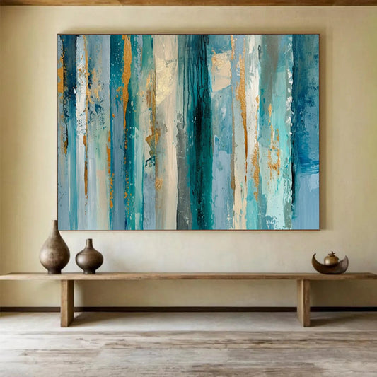 Immersive Abstract Canvas Art for Living Room & Dining Room LargeART1715