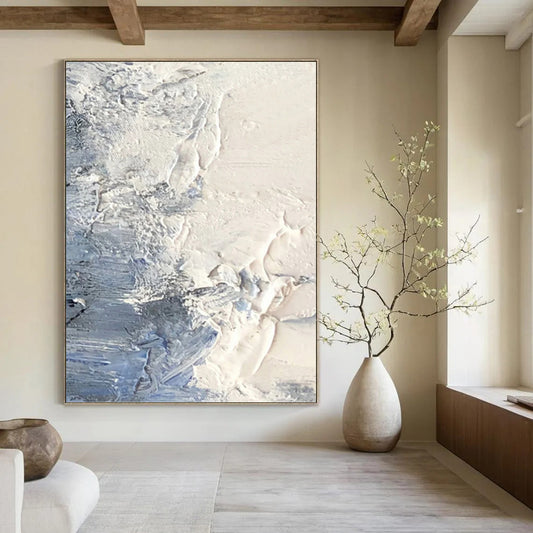 Captivating Hand - Painted Textured Abstract for Bedroom & Living Room DKH1265