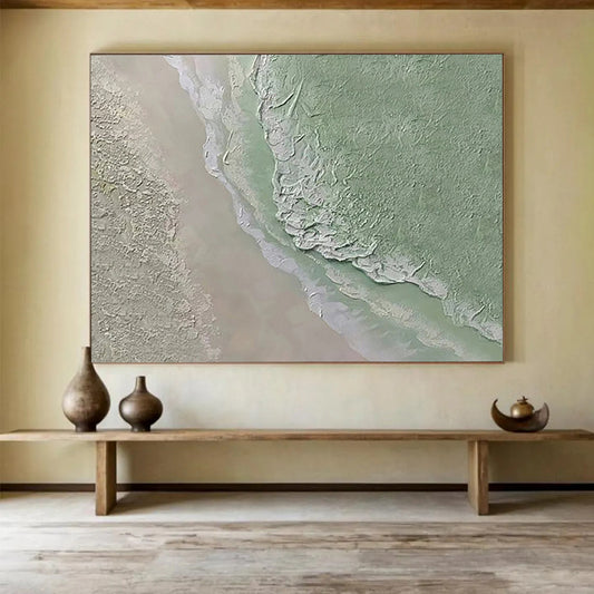 Textured Landscape Abstract - Natural Living Room or Office Art DLZ248