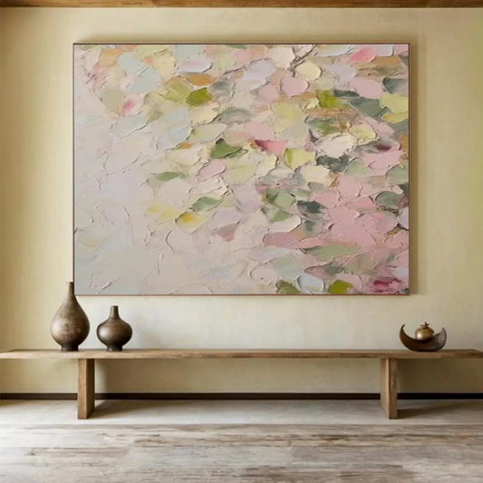 Pastel Textured Abstract - Dreamy Bedroom or Nursery Art DLZ177