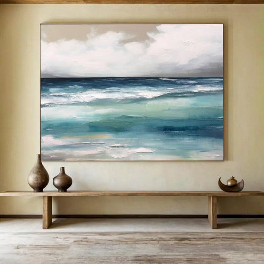 Stunning Giant - Sized Abstract Painting for Entryway & Hotel LargeART1641