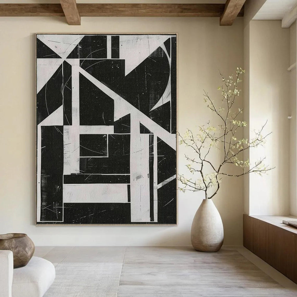Custom - Engineered by Designers: Hand - Painted Textured Canvas Artwork for Living Room & Office DKH1151