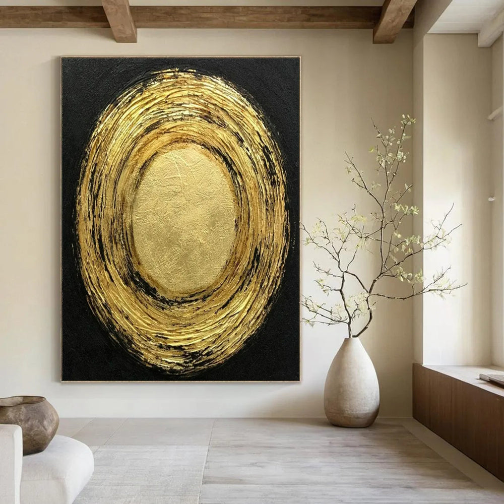 Vast-Scale Hand-Painted Abstract Wall Art for Dining Room & Hotel LargeART2330