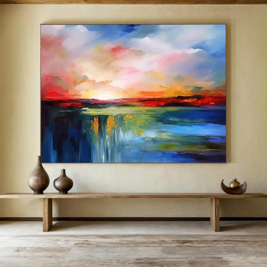 Luxurious Vast Abstract Canvas for Dining Room & Hotel LargeART1597