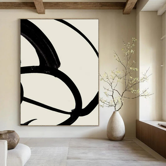 Massive Hand-Painted Abstract Artwork for Hallway & Hotel Lobby LargeART2318