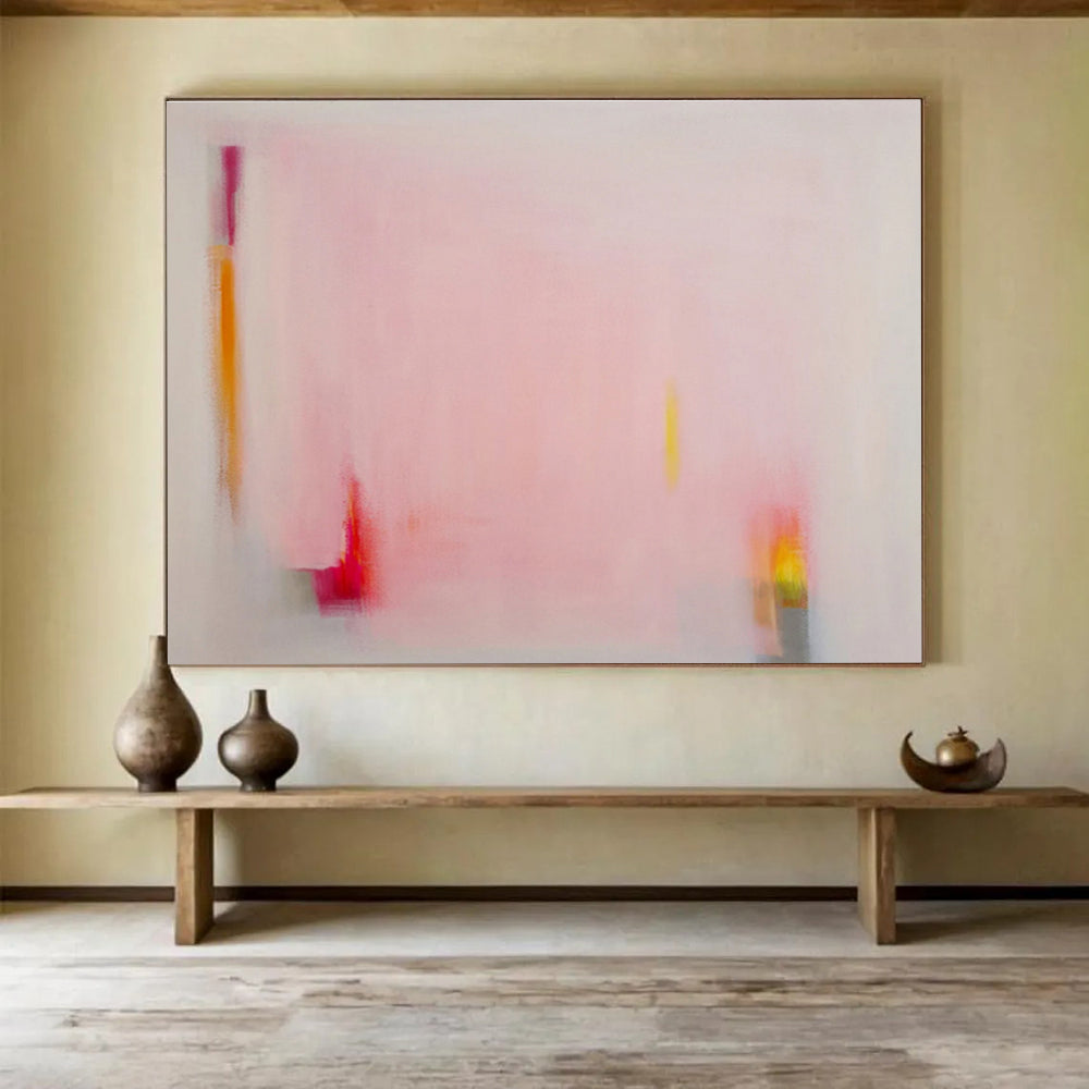Personalized Large Abstract Canvas for Art Therapy Studio DKH057