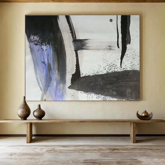 Captivating Original Massive Textured Hand - Painted Abstract Canvas for Artistic Inspirations DKH852
