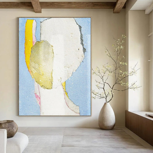 Large-Format-Scale Hand-Painted Abstract Art for Office & Break Room LargeART2225