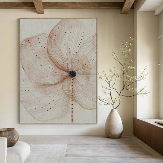 Large-Scale Custom Hand-Painted Abstract Art for Dining Room & Hotel LargeART1926