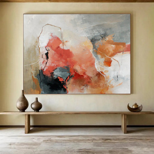 Immense Textured Abstract Wall Decor for Bar & Dining Room DKH515