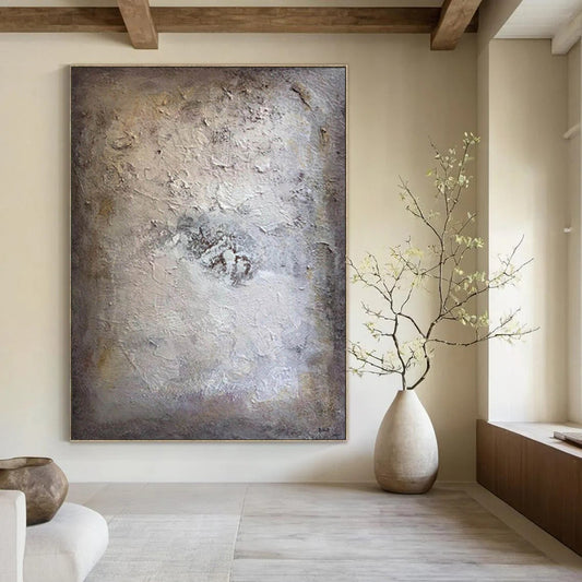 Handmade Large Abstract Creations: Textured Details for Bedroom & Living Room DTP258