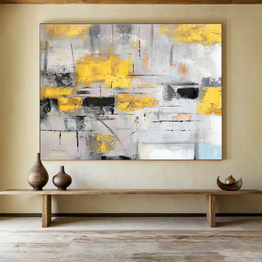 “Enchanted Currents” Immense Abstract Wall Mural for Hallway & Bar DKH285