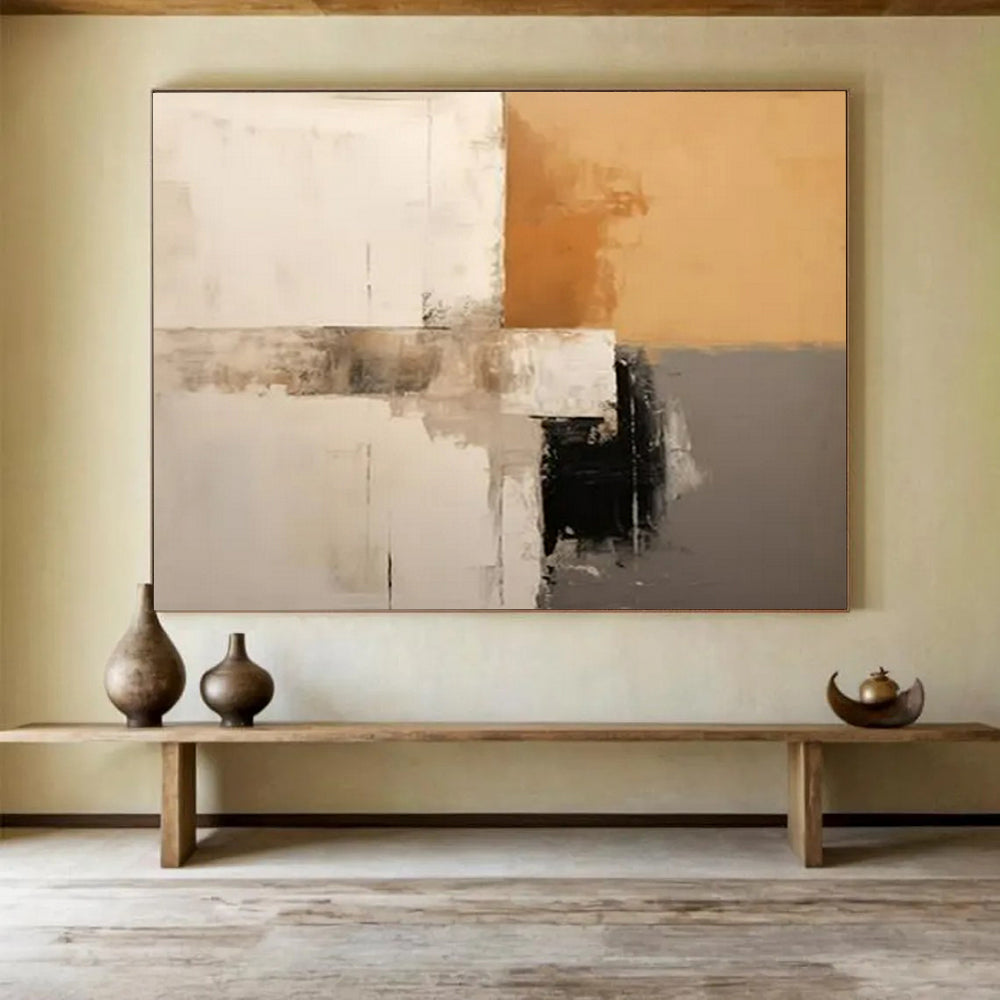 Immersive Giant Abstract Painting for Bedroom & Dining Room LargeART1573