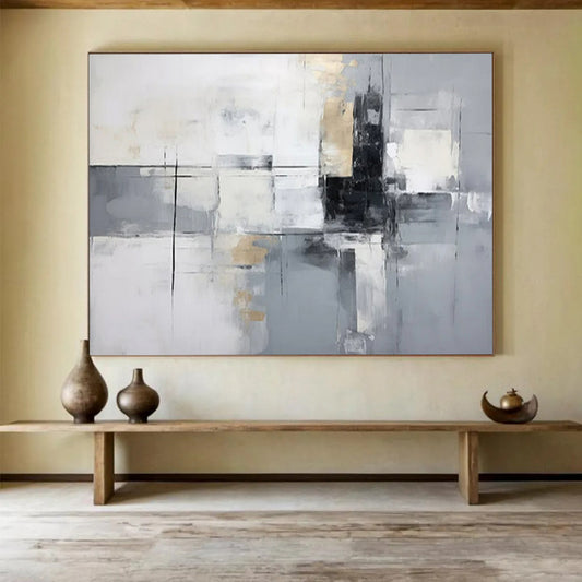 Eye - Catching Vast Abstract Canvas for Hallway & Bar LargeART1574