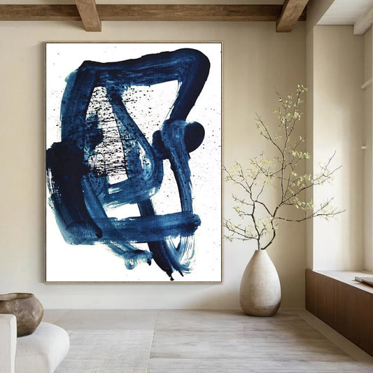 Big-Size Custom Hand-Painted Abstract Paintings with Gorgeous Textures DTP161