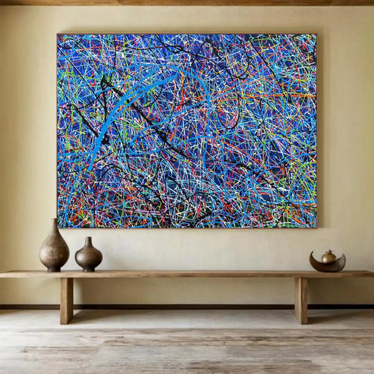 Captivating Vast - Scale Abstract Mural for Office & Living Room LargeART1726