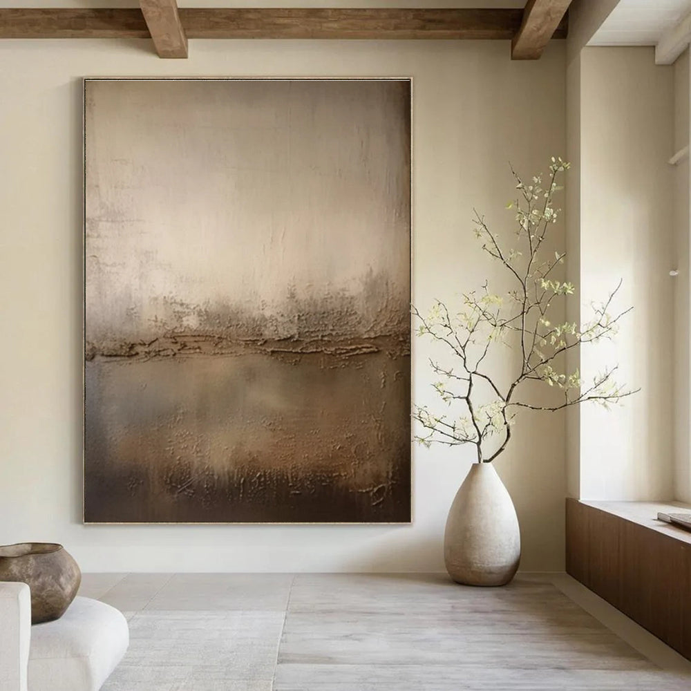 Hand-Painted Bespoke Abstract Art for Dining Room & Hotel LargeART1467