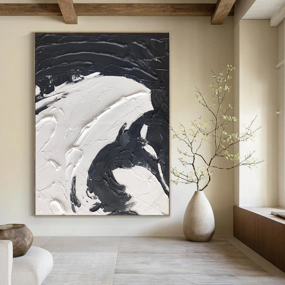 Handmade Large-Scale Abstract Artworks for Dining Room & Bar DTP393