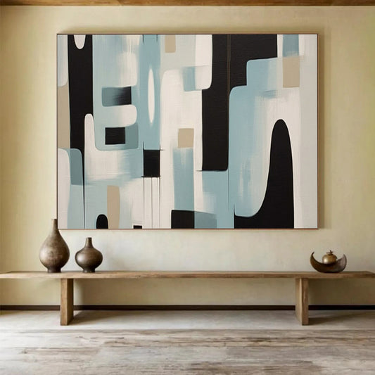 Sleek Abstract Wall Art for Office & Dining Room LargeART1711