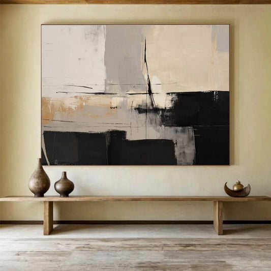 “Graceful Abstraction” Colossal Abstract Wall Art for Bedroom & Hallway DKH241