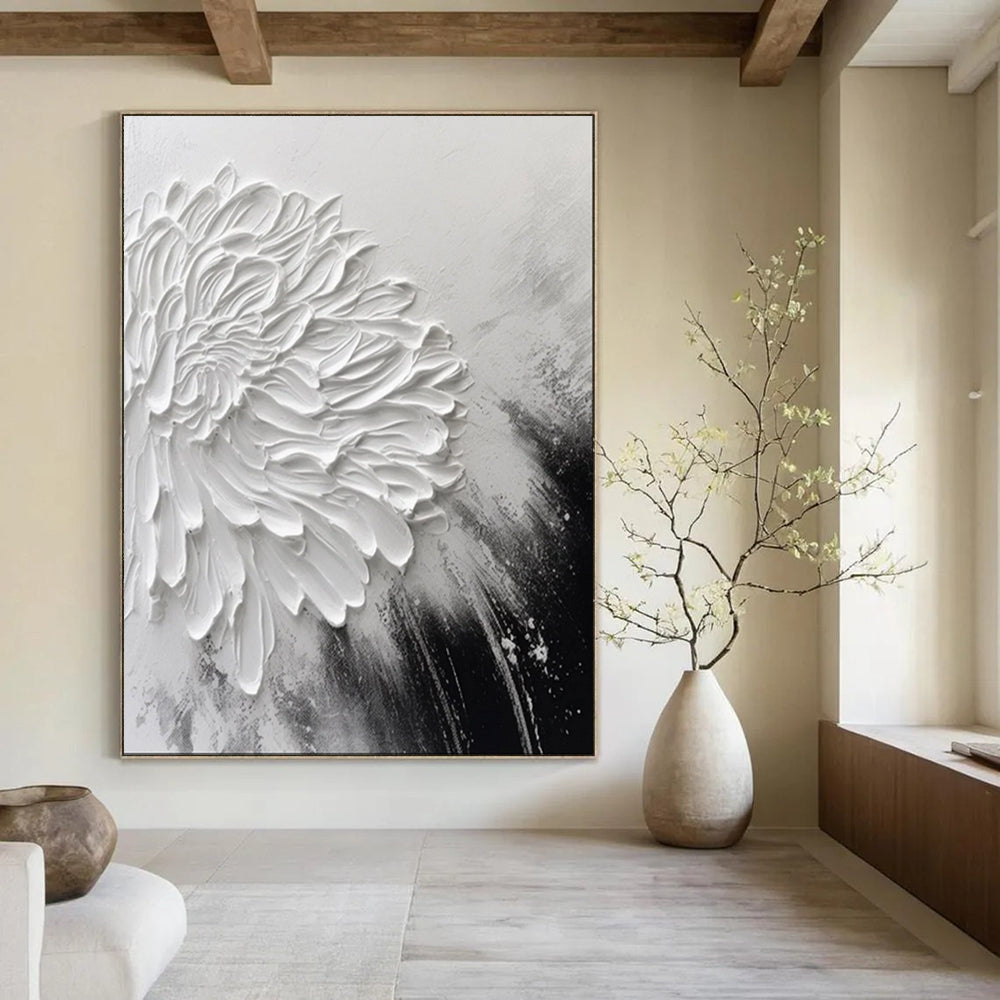 Large-Scale Textured Abstract Wall Art for Living Room & Playroom LargeART2105