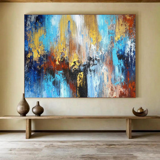 Elegant Large - Scale Abstract Wall Art for Dining Room & Entryway LargeART1606