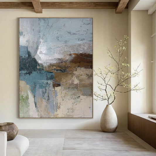 Hand-Painted Bespoke Abstract Art for Bar & Hotel LargeART1923