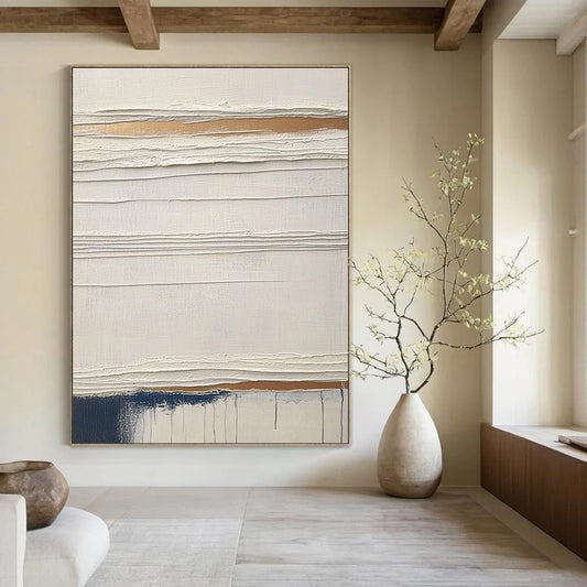 Contemporary hand-painted abstract art featuring vibrant colors and unique shapes perfect for modern spaces. DLZ1760