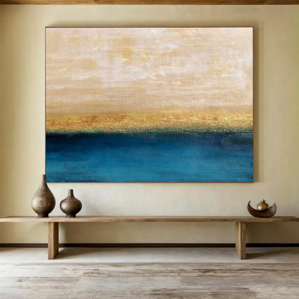 Large - Scale Personalized Abstract Mural for Community Center DKH017