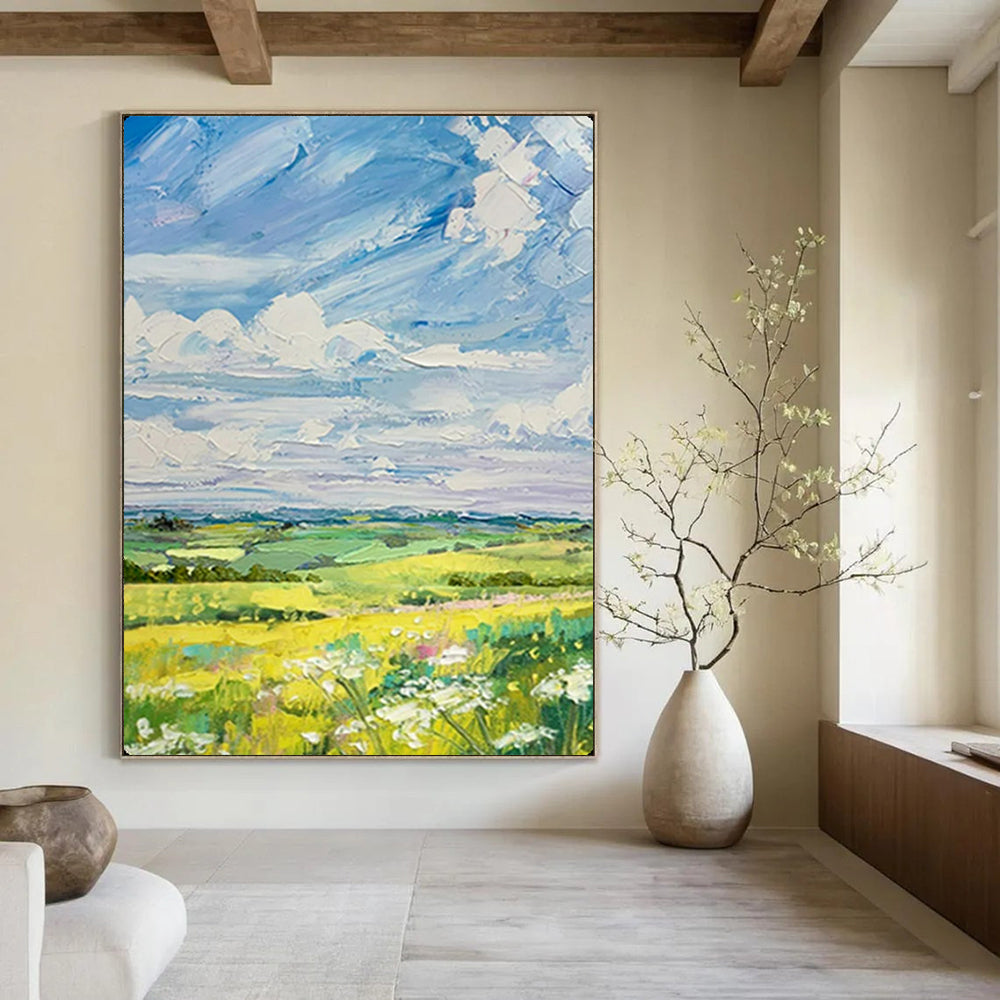 Handmade Textured Abstract Artwork for Living Room & Study LargeART2150
