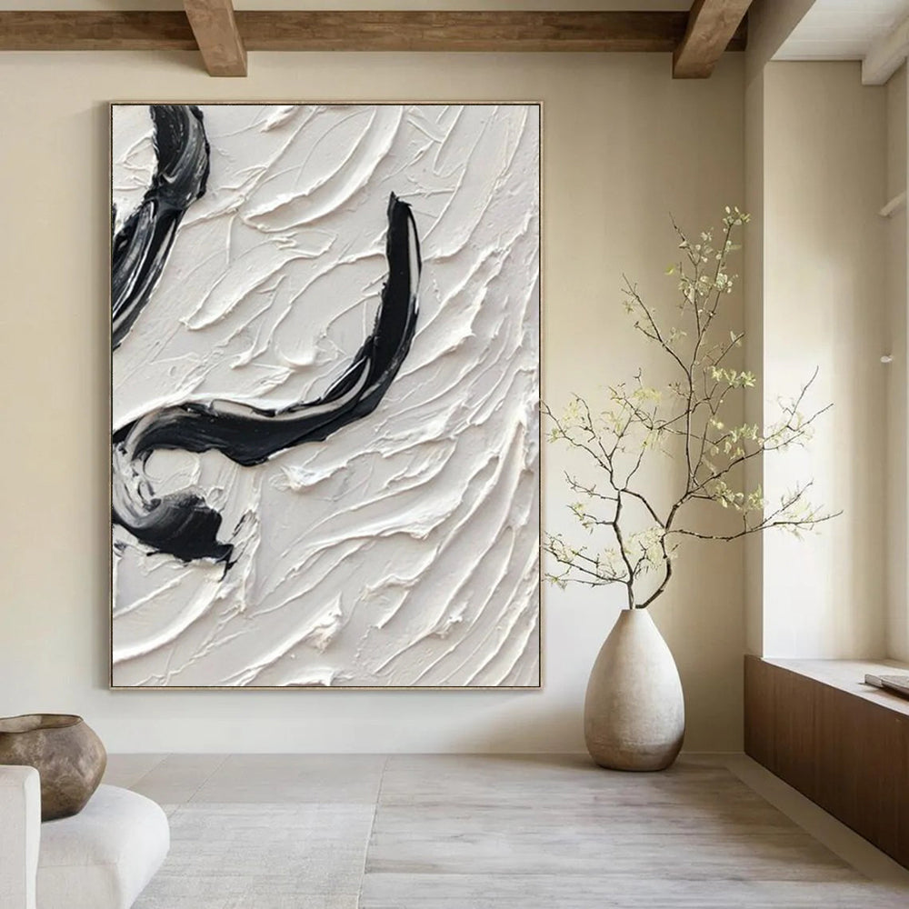 Handmade Large-Scale Abstract Art for Office & Hallway DTP400