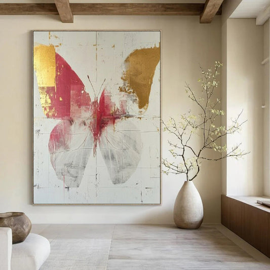 Tremendous Hand-Painted Abstract Wall Art for Bedroom & Spa LargeART2207