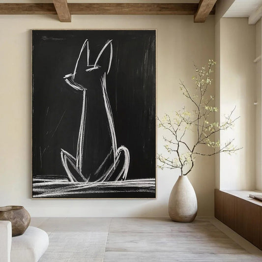 Dynamic & Energetic Abstract Canvas Art for Dining Room & Bar LargeART2027