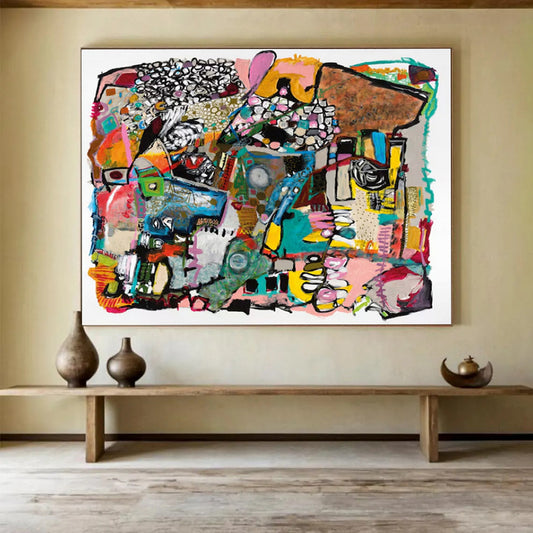 Grandiose Abstract Painting for Hallway & Bar LargeART1656