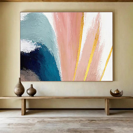 “Seraphic Glow” Large - Sized Abstract Painting for Office & Bedroom DKH216