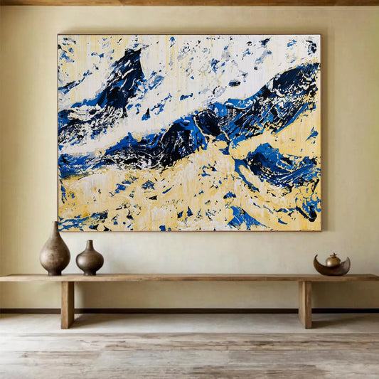 Theatrical Oversized Abstract Canvas for Living Room & Dining Room LargeART1751